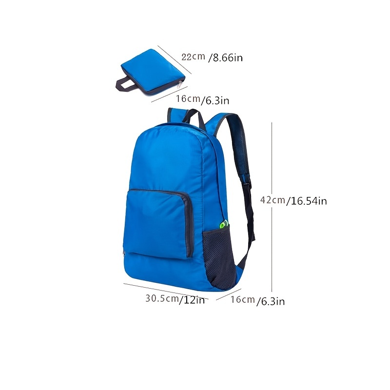 Mochila Plegable Portátil Ligera 20l, Mochila Impermeable, Bolsa Ultraligera  Exteriores Mujeres Hombres, Mejores Ofertas Diarias Hoy