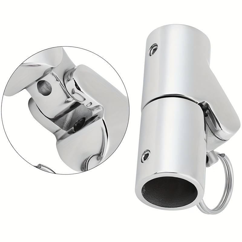 1pc Durable 316 Stainless Steel Tube Connector Boats Folding Swivel  Coupling Easy Installation Secure Connection - Sports & Outdoors - Temu  Netherlands
