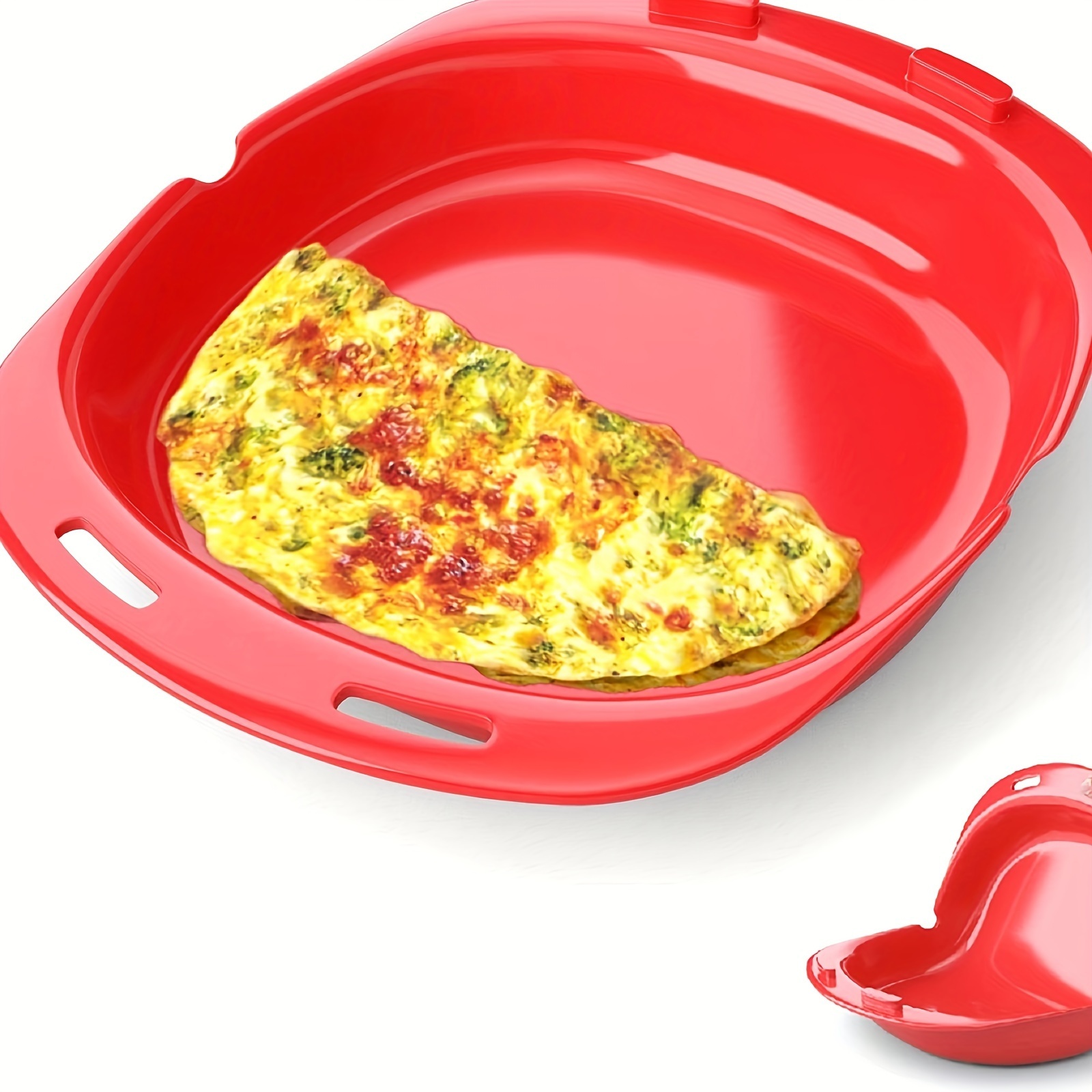 Omelet Flipper Lid with knob  Polypropylene with food safety