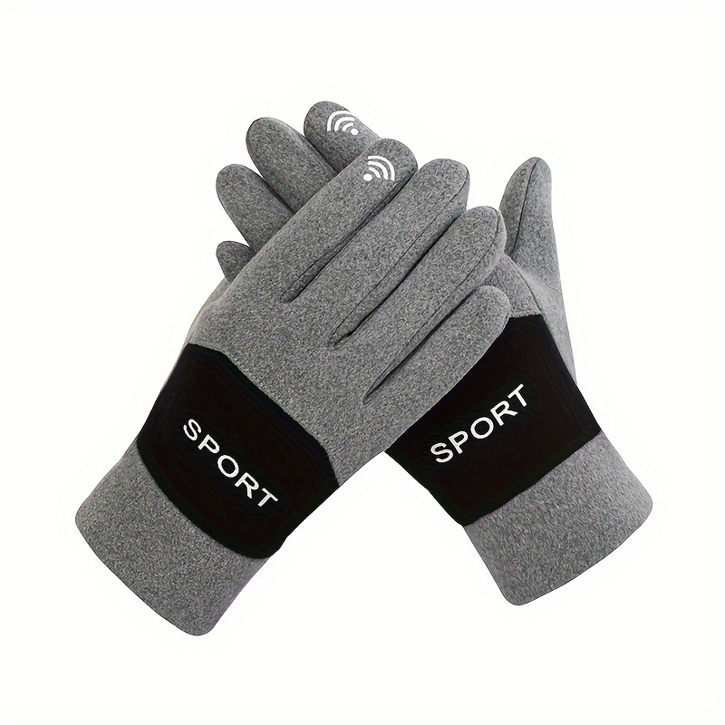 Men's Winter Thickened Coldproof Gloves - Non Slip Touch Screen Warm Gloves