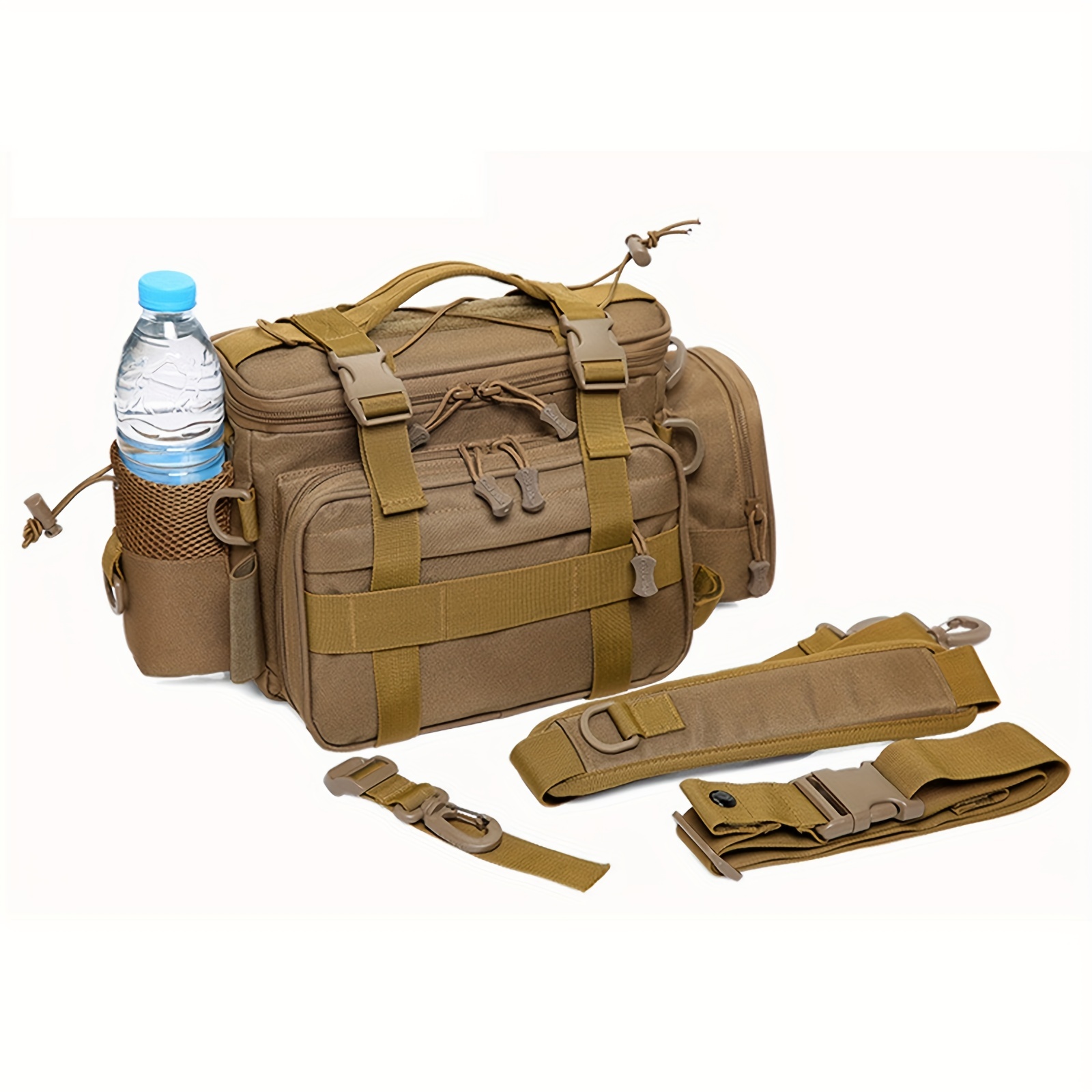 Ultimate Fishing Backpack: Nylon Tackle Storage Bag Rod - Temu