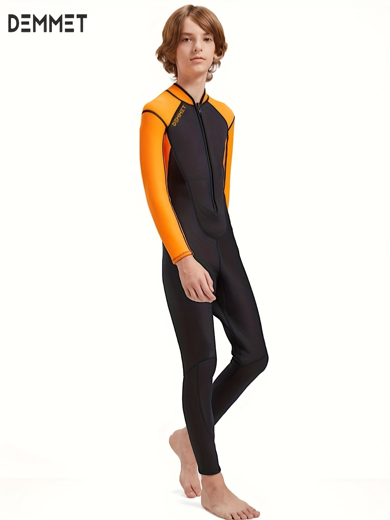 Kids Girls Boys Wetsuit Full Body Neoprene Thermal Swimsuit