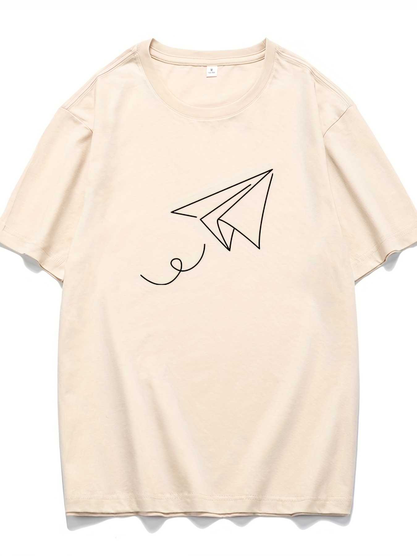 Paper Plane Pattern Print Men's Comfy Chic T-shirt, Graphic Tee Men's  Summer Outdoor Clothes, Men's Clothing, Tops For Men, Gift For Men - Temu  Austria