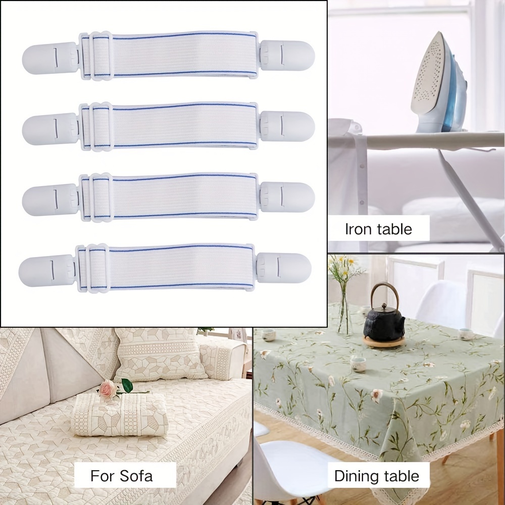 Non-slip Bed Sheet Clips - Adjustable Bed Sheet Fastener Belts For Securely Keeping  Sheets On Mattress - Household Sheet Fixing Corner Holders - Temu
