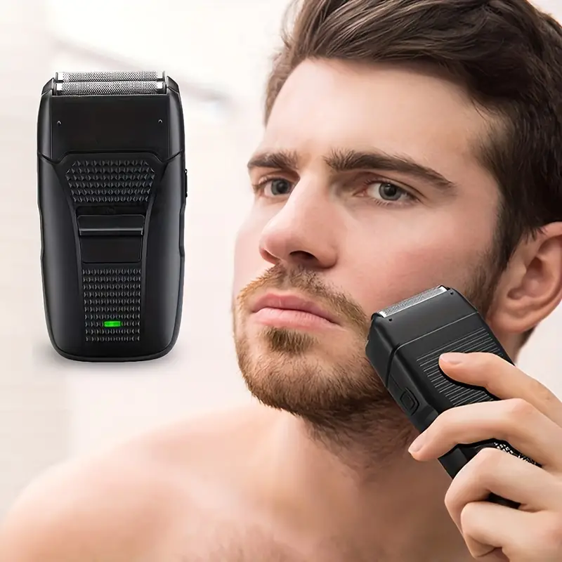Afeitadora para hombres, afeitadora eléctrica para barba, máquina de  afeitar de lámina para limpieza del cabello, herramienta de afeitado de  barba, af