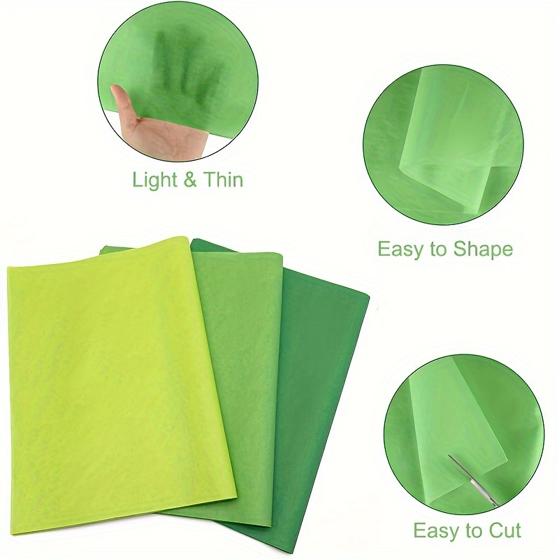 60 Sheets, Saint Patrick's Day Tissue Paper, Green Tissue Paper For Gift  Bags Gift Wrapping Tissue Paper For St. Patrick's Day Easter Birthday  Wedding