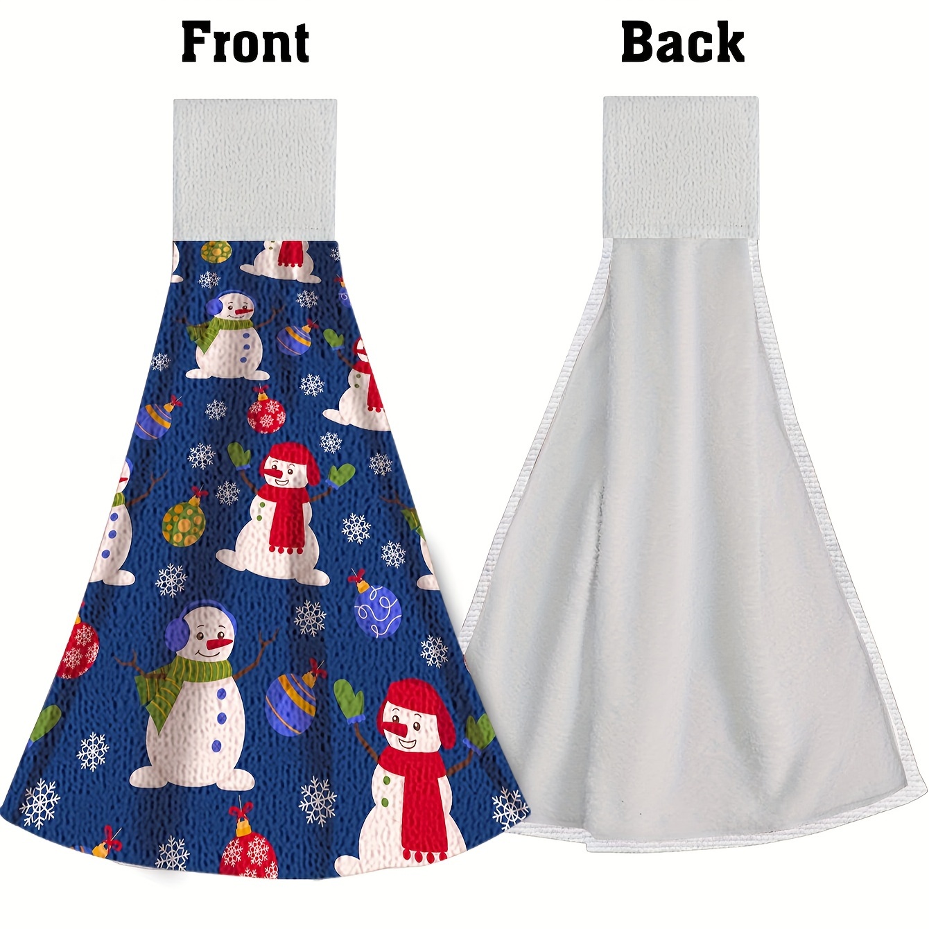 2pcs Christmas Kitchen Hand Towels,Christmas Pattern Hanging Towel For  Wiping Hands,Highly Absorbent & Quick Drying Dish Towels,Christmas  style,Super Absorbent and Lint Free Towels For bathroom,Washroom Hand Towels