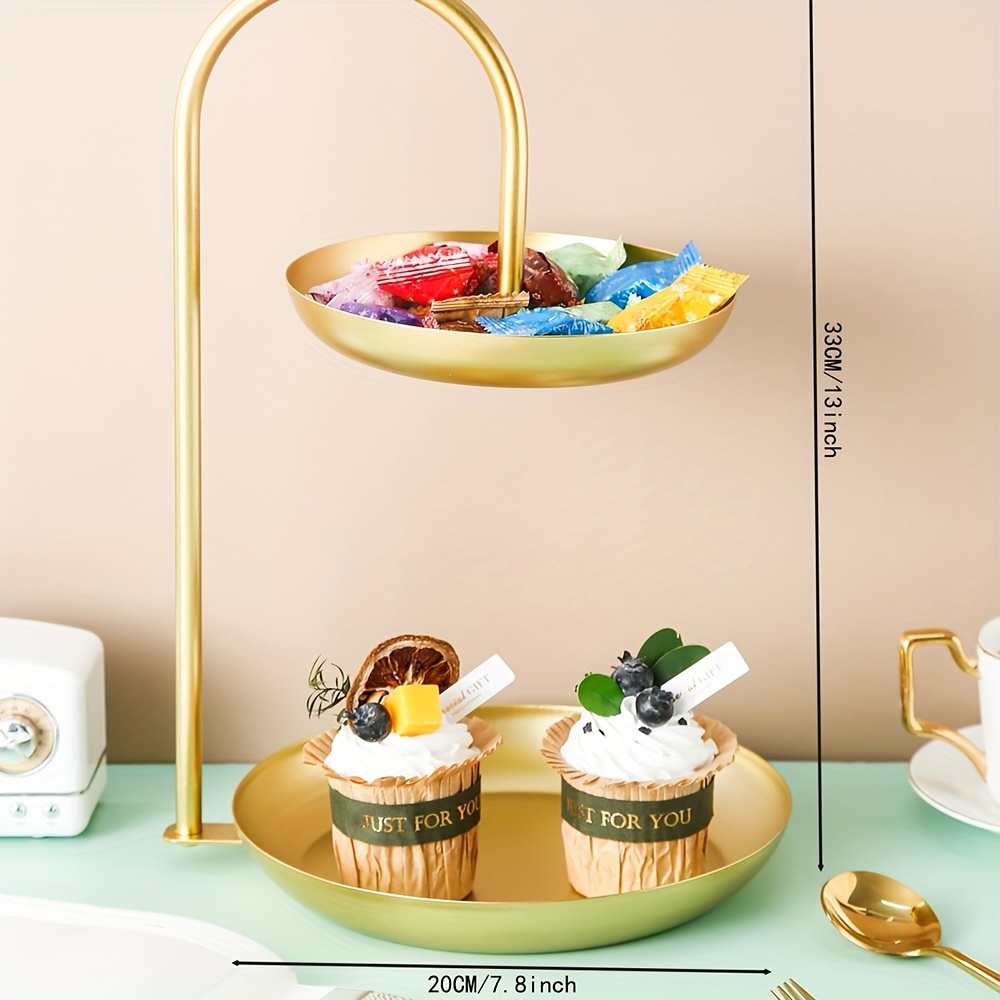 Fruit Basket For Kitchen Double Layer Cake Stand Fruit - Temu