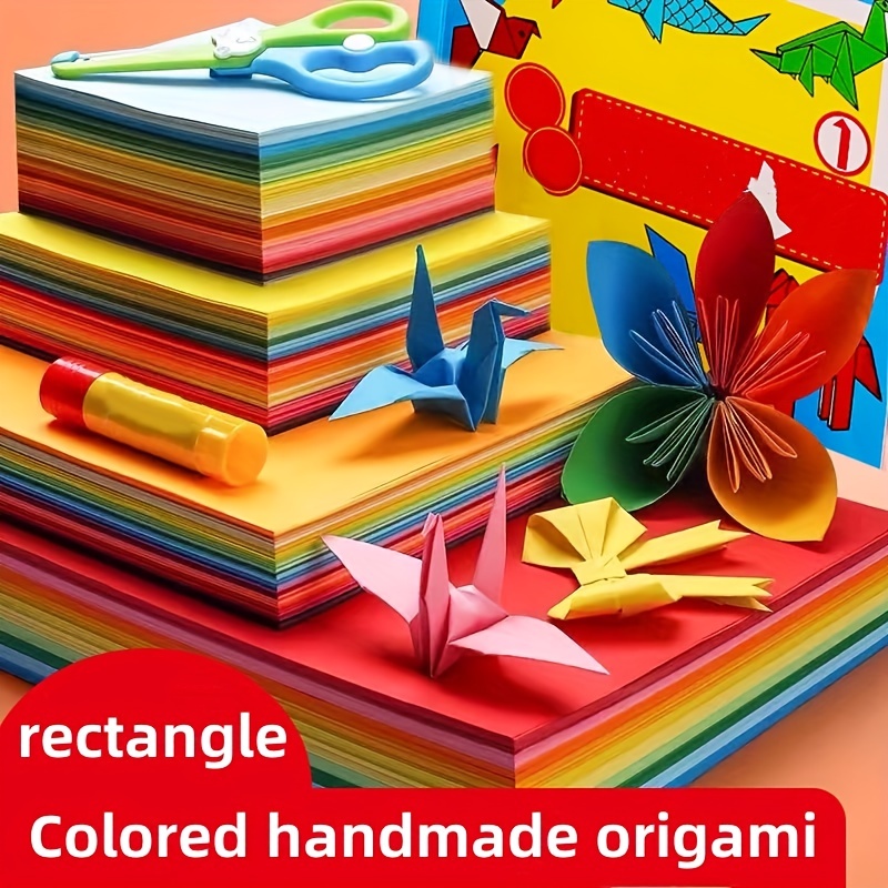 Children's Handmade Origami Set Puzzle Diy Color Origami - Temu