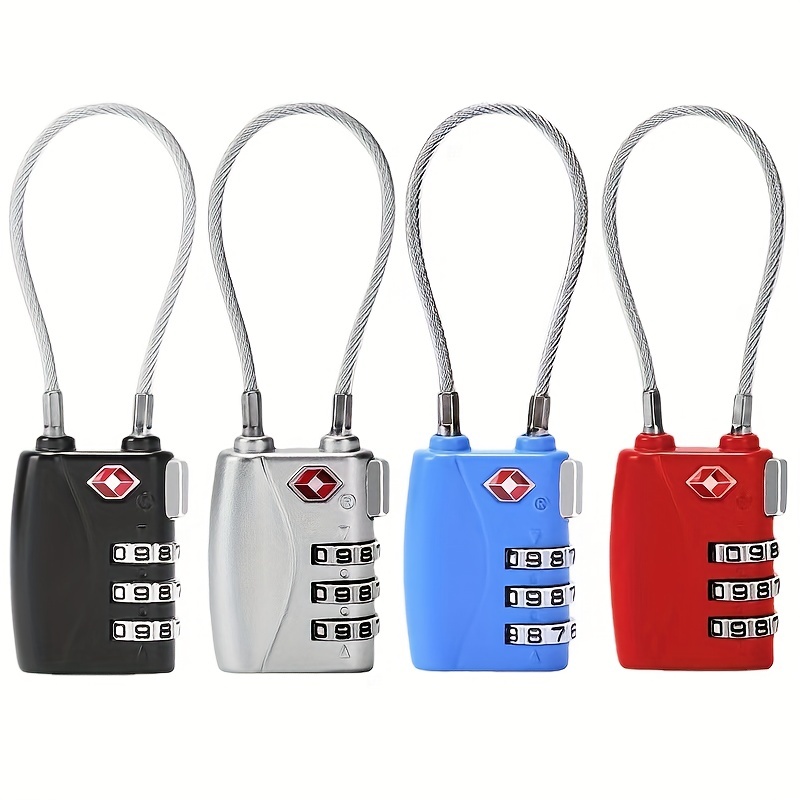 7styles 3 Mini Dial Digit Lock Numéro Code Mot De Passe Combinaison Cadenas  Sécurité Voyage Safe Lock Pour Cadenas Bagages Serrure De Gym Du 0,33 €