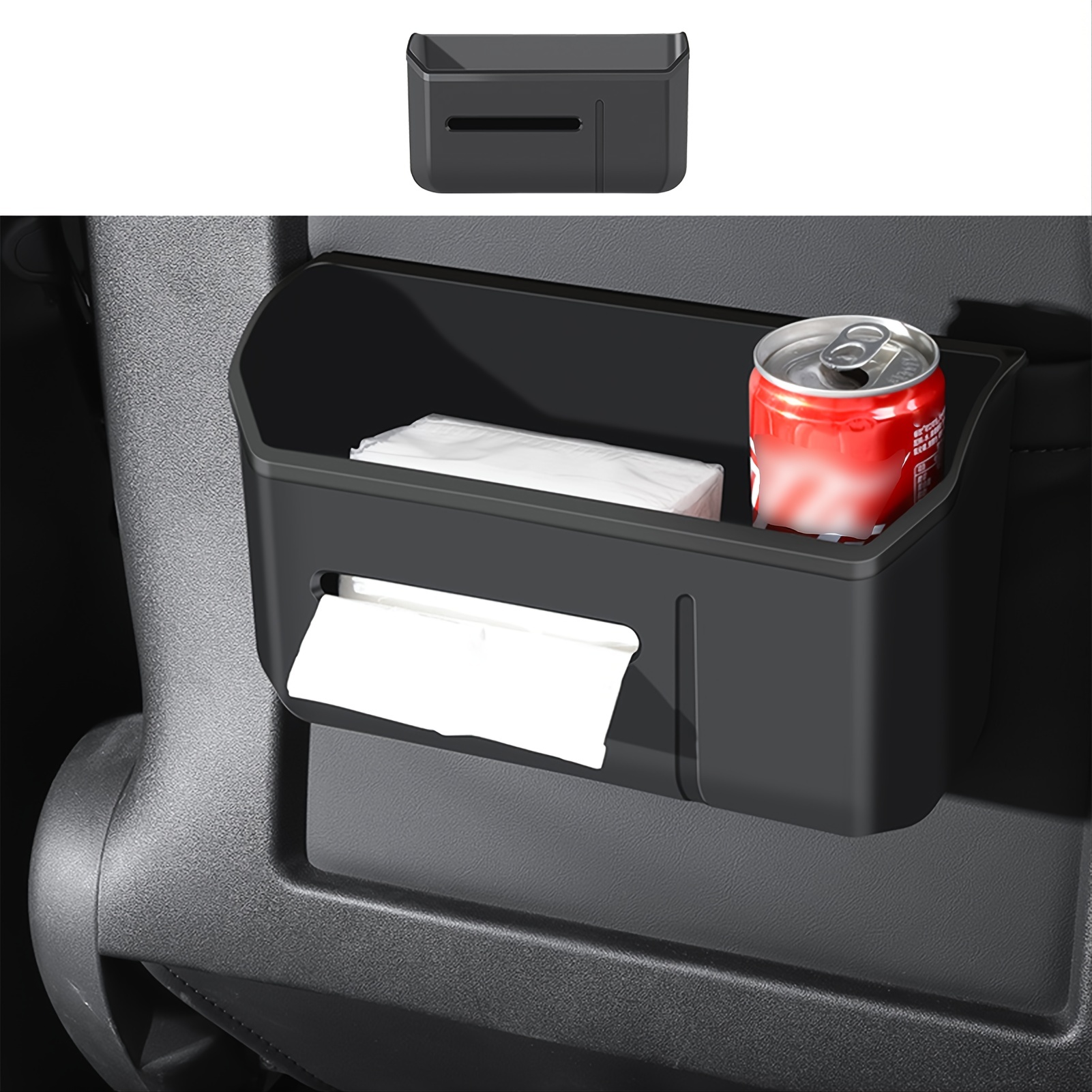 Maximize Your Model 3/Y Interior Space with this Car Back Seat Pocket  Storage Box Organizer Tray!