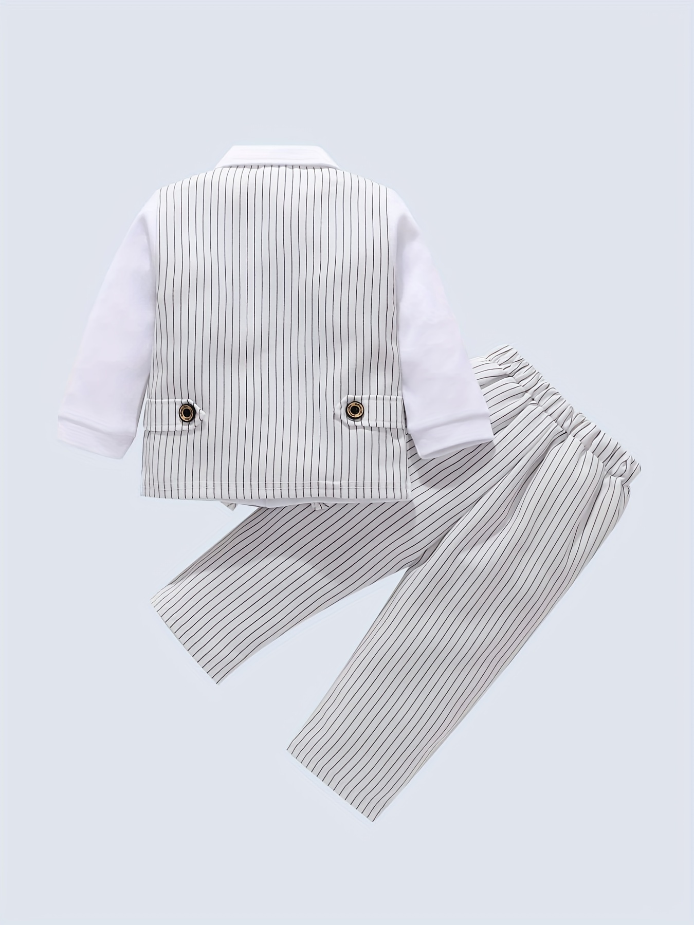 Boys Gentleman Suit Formal Shirt Vest Pants Set