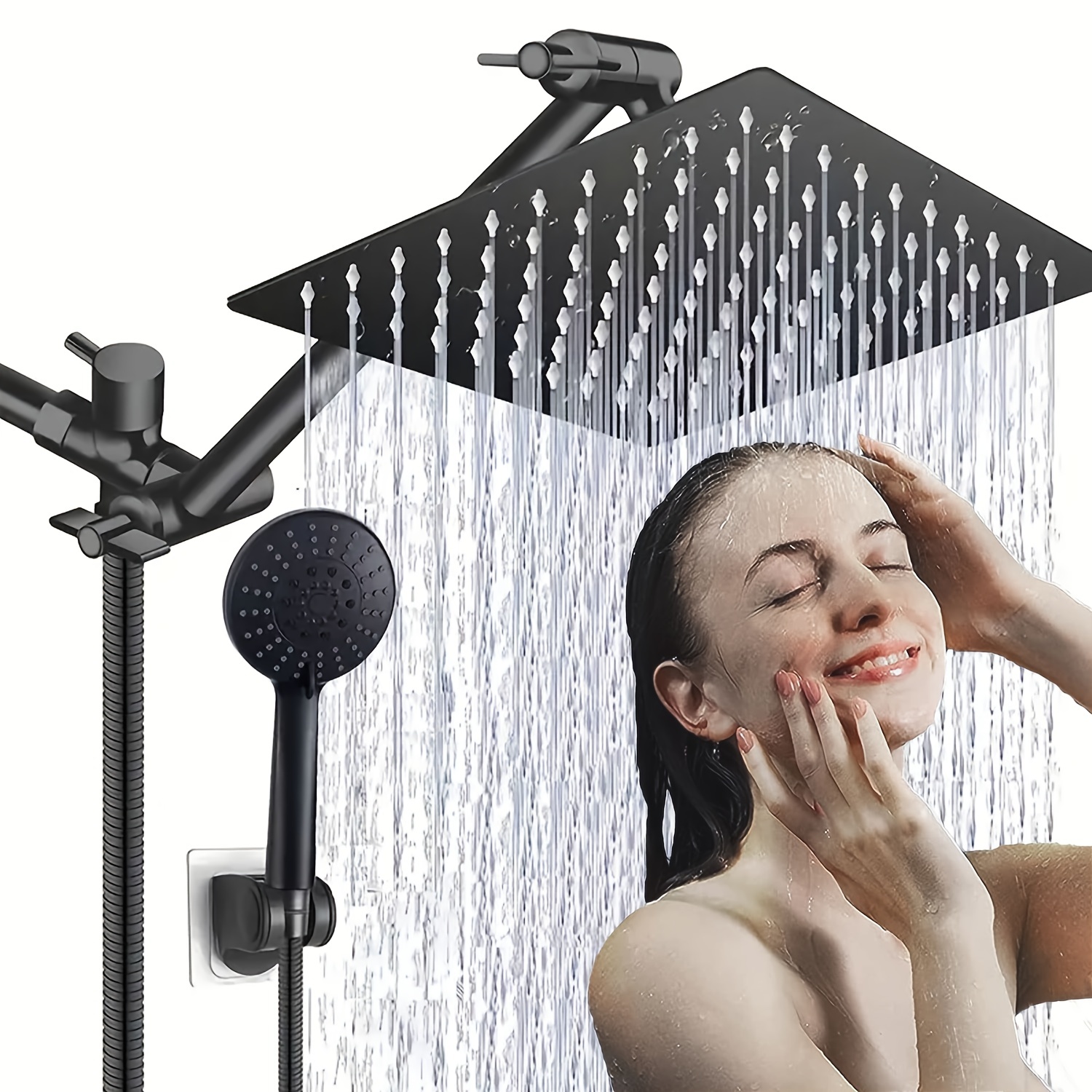 All Metal Shower Head High Pressure Rainfall Shower Head - Temu