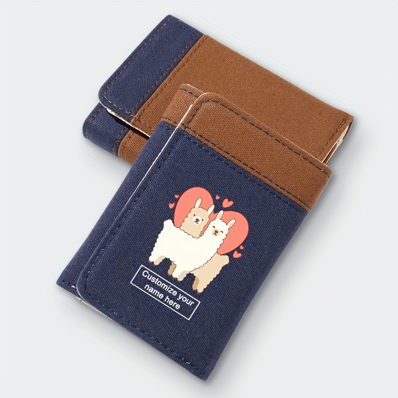valentines-day-gift-mens-short-wallet-cartoon-animal-pattern-canvas