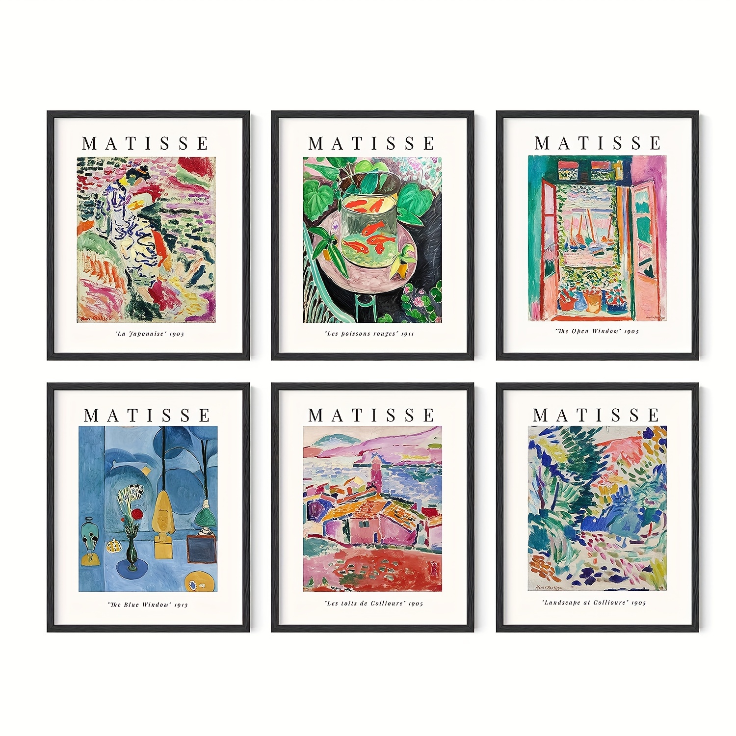 Matisse Wall Art Posters Pink and Blue, Matisse Prints, Coquette Room Decor