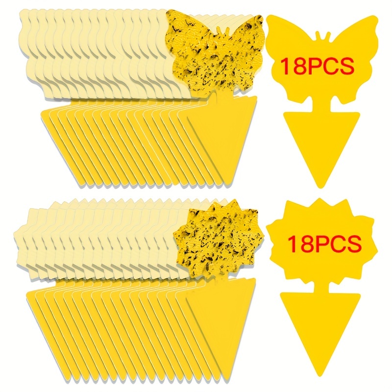 50pcs Sticky Traps for Pest Control Indoors & Outdoors