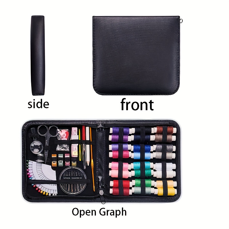 Adults Beginner Sewing Kit with Needles Thimble Craft Tools