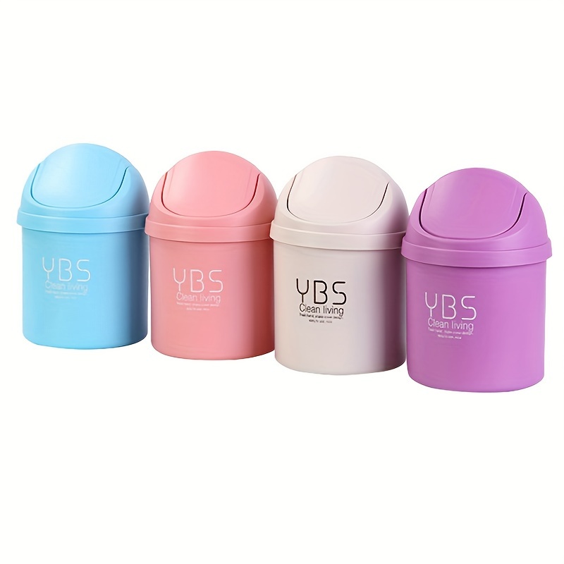 Mini Waste Bin Small Trash Can Desktop Desk Storage