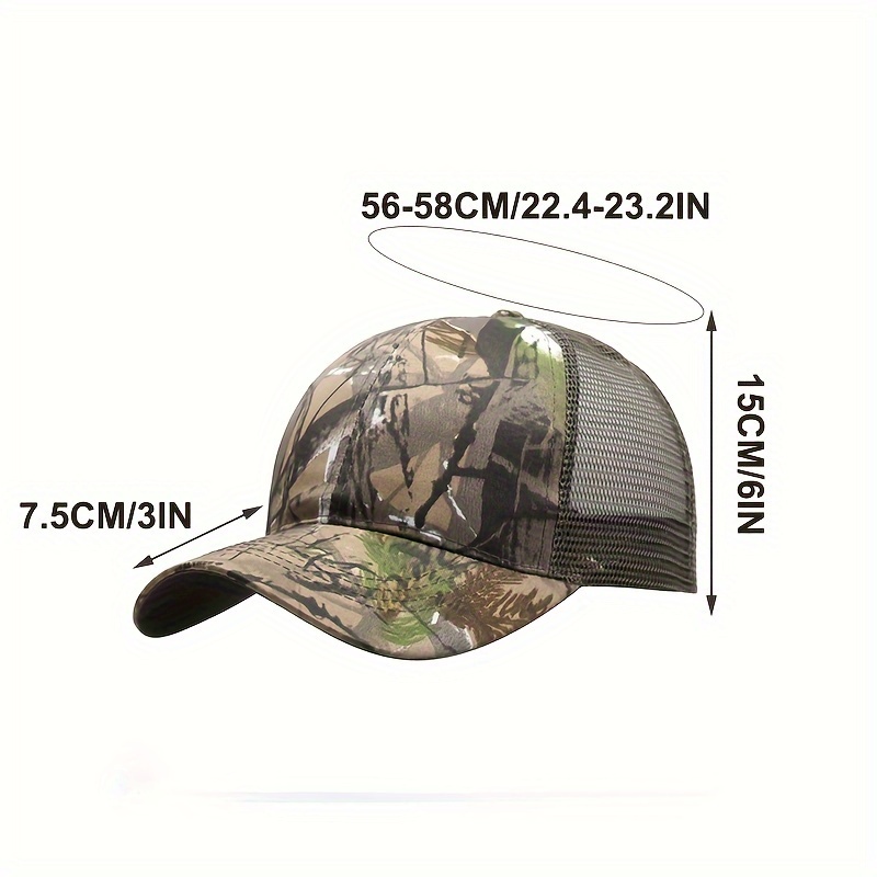 Camouflage Mesh Baseball Outdoor Tactical Breathable Hat For Hiking Hunting  Ideal Choice For Gifts - Jewelry & Accessories - Temu