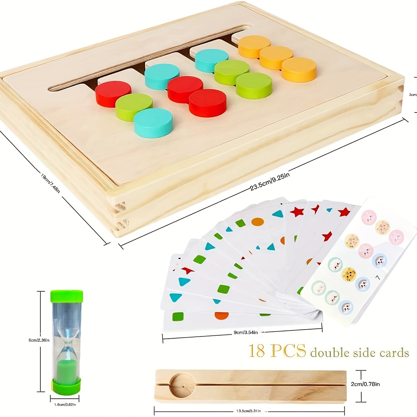 Montessori lernspielzeug Schiebepuzzle Farb Tier matching - Temu