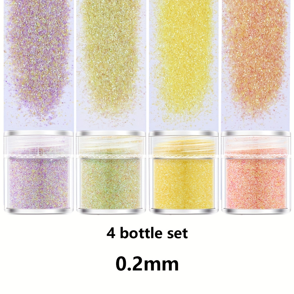 Limoncello - Fine Iridescent Yellow Glitter Powder