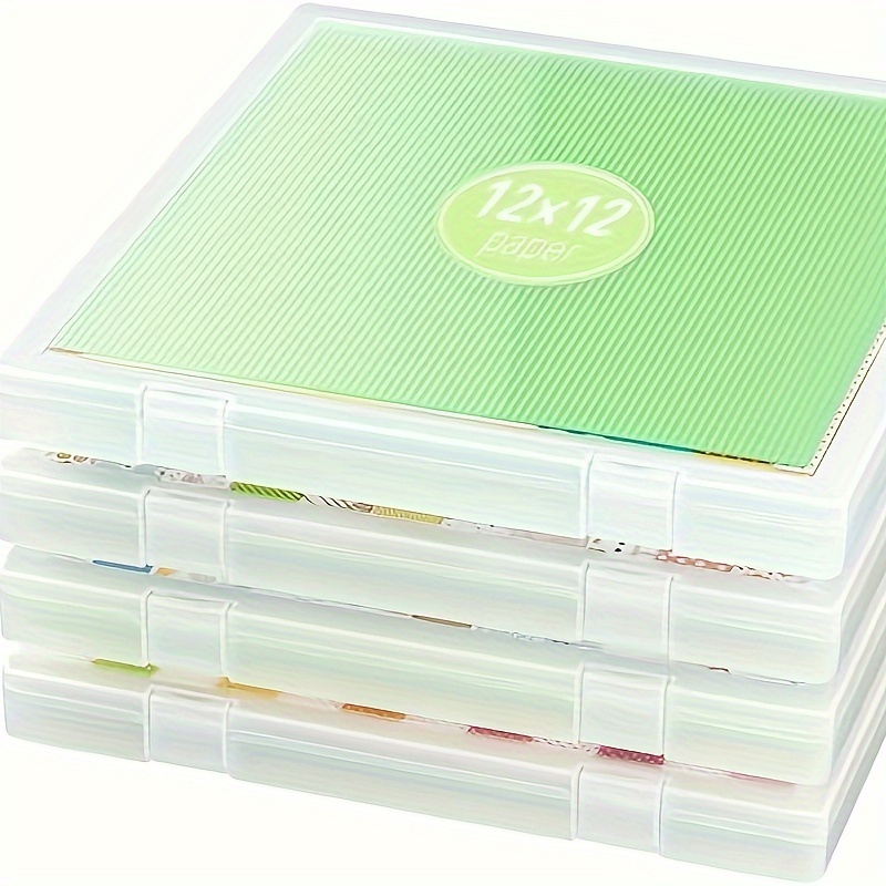 Plastic Craft Paper Storage Box Rectangle File Storage Boxes - Temu