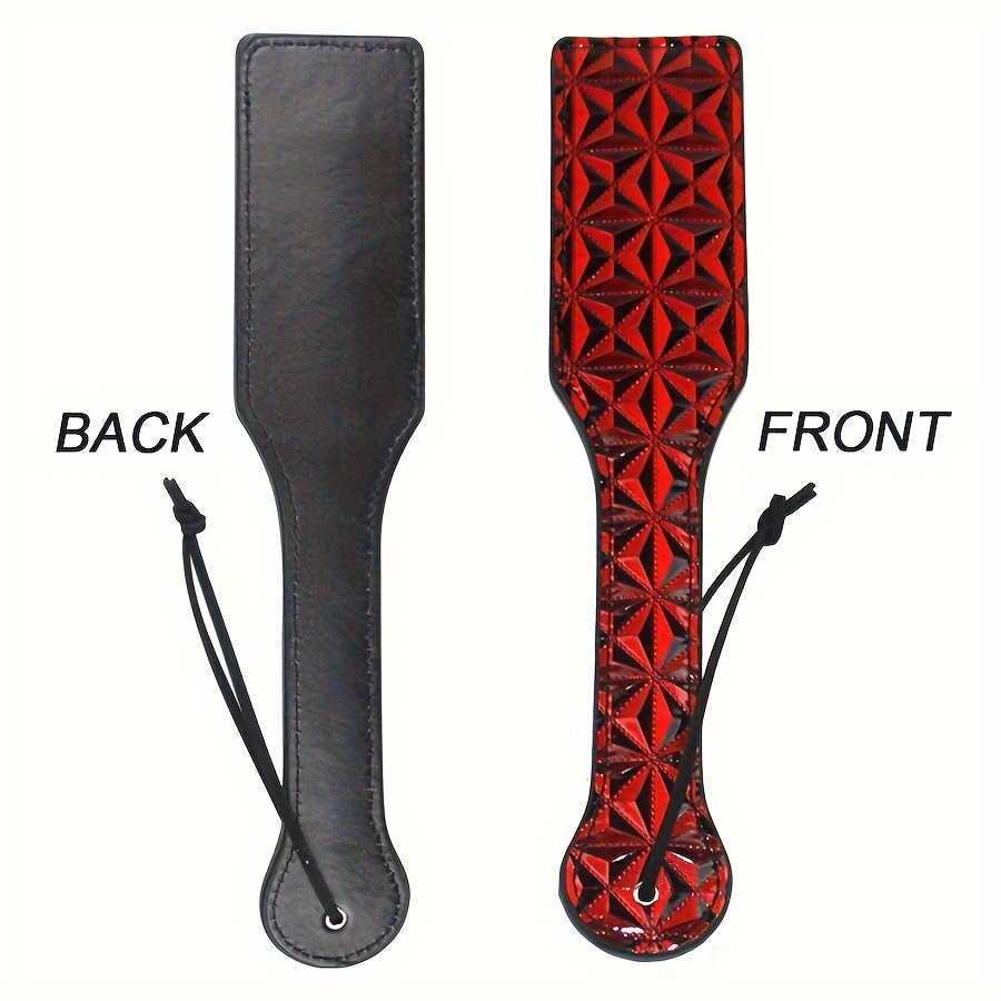 Sex Paddle Butt Spanking Couple Flirting Props, BDSM Faux Leather Paddle  For Men Women Sex Play Sex Toy