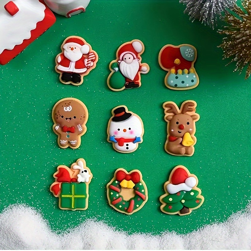 Christmas Flat Back Resin Accessories Miniature Ornaments - Temu