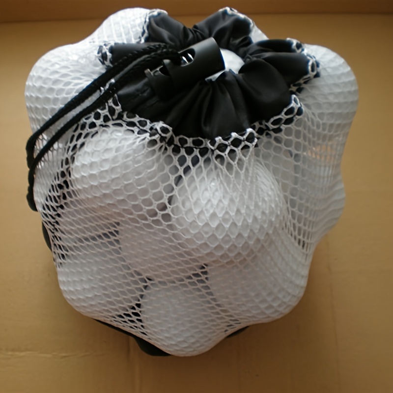 1pc Tragbare Golfball-Aufbewahrungstasche Mit Haken, Einschließlich 1pc  Weißer Tasche, 3pcs Bällen, 3pcs Nägeln - Temu Germany