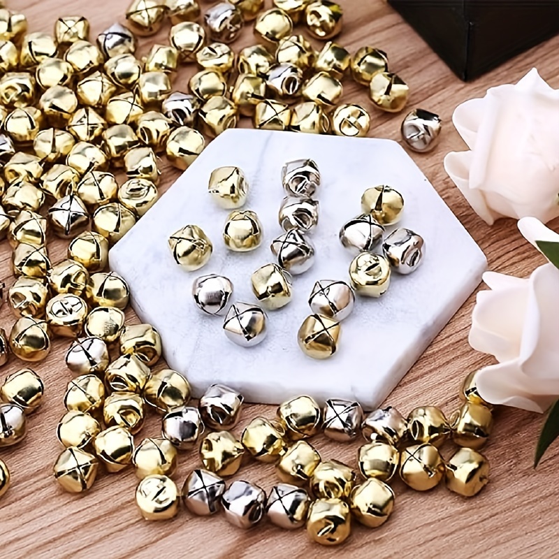 50 Pieces Jingle Bells 4/5Inch Craft Bell Bulk for Christmas Home