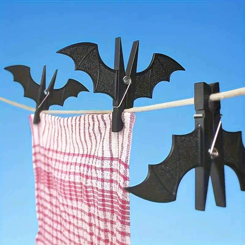 Bat Shape Mini Hanging Clips For Socks Windproof Ties - Temu