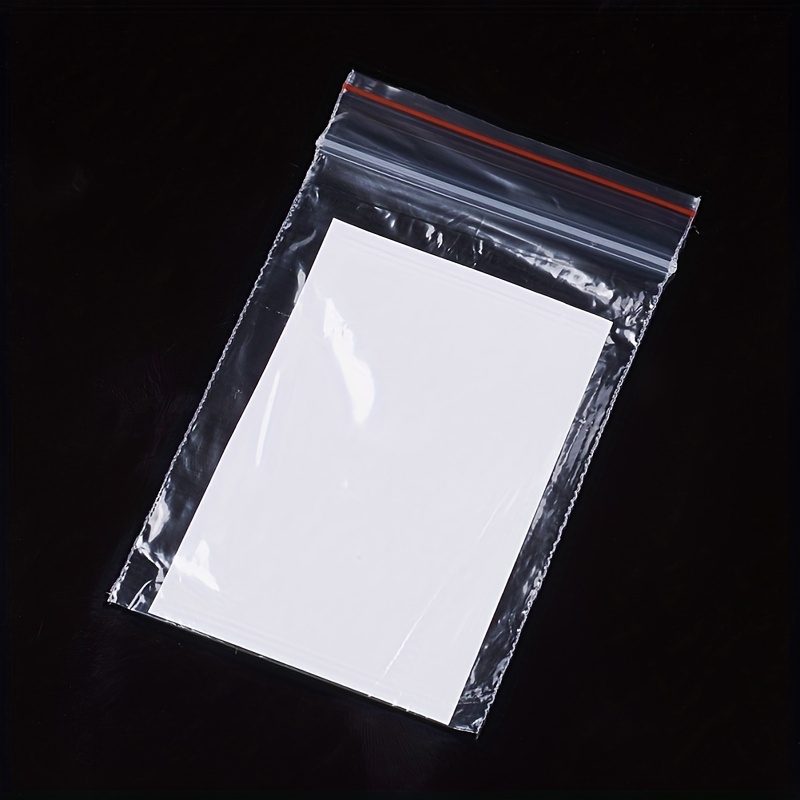 100 Zip Lock Bags Reclosable Clear Poly Bag Plastic Baggies Small Jewelry Shipping Bags, Women's, Size: 6cm by 9cm