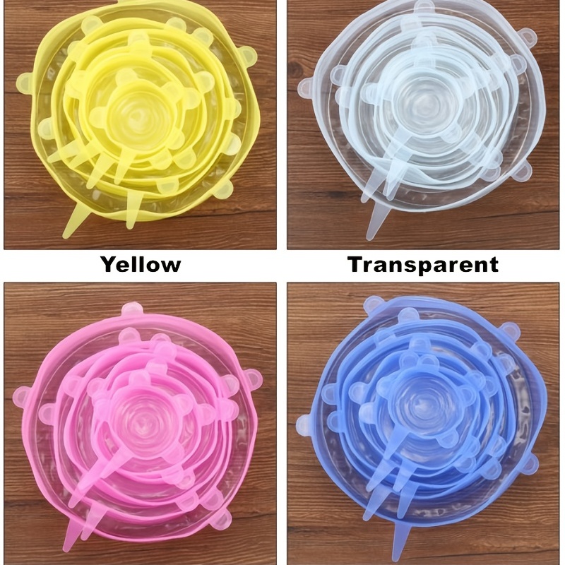 Silicone Food and Bowl Covers- 6 Pack – me.motherearth
