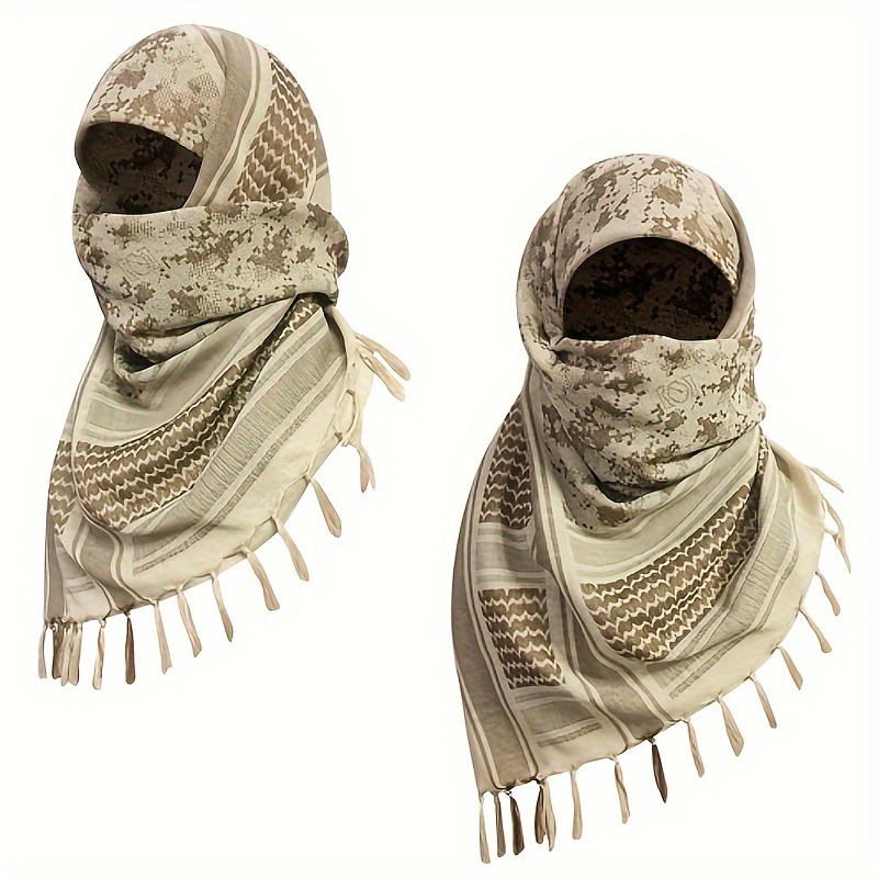 Echarpe,Foulard masque Tube camouflage tactique d'été, cache-nez