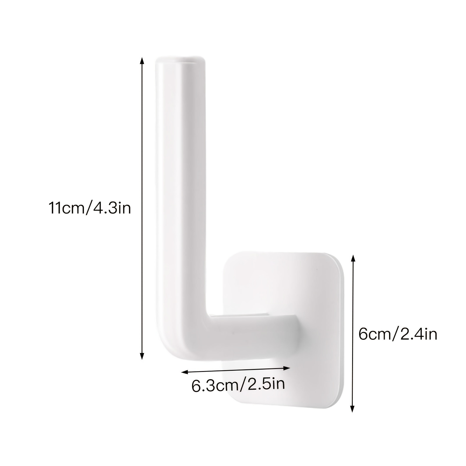 2pcs Adhesive Scrunchie Holder Wall Hooks