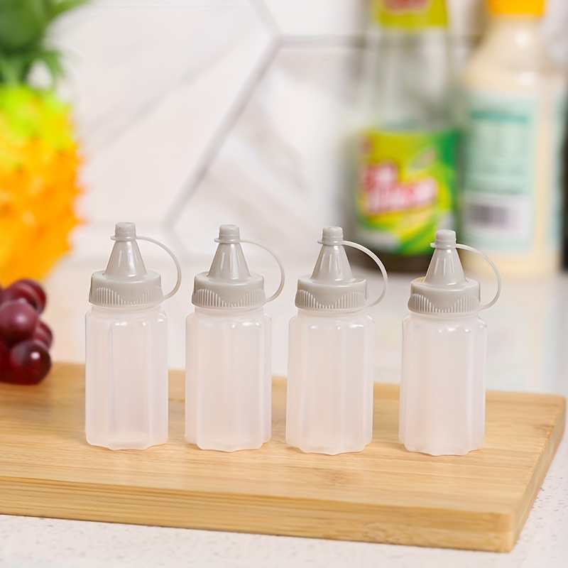 Condiment Squeeze Bottles, Mini Polyethylene Condiment Squeeze Bottles