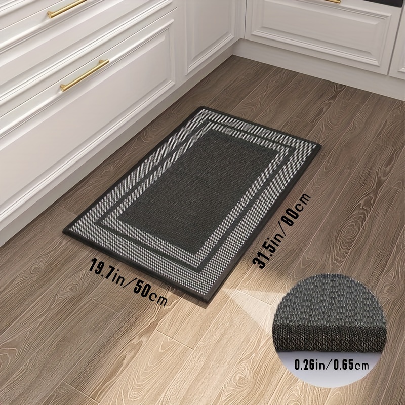 Bathroom Absorbent Floor Mat, Non-slip Quick-drying Anti-dirty Bathroom Mat,  Thickened Door Mat, Coral Fleece Carpet, Household Three-piece Set - Temu