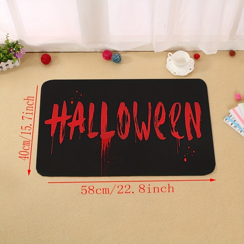 Soft Oil proof Kitchen Rug Halloween Ghost Waterproof Non - Temu