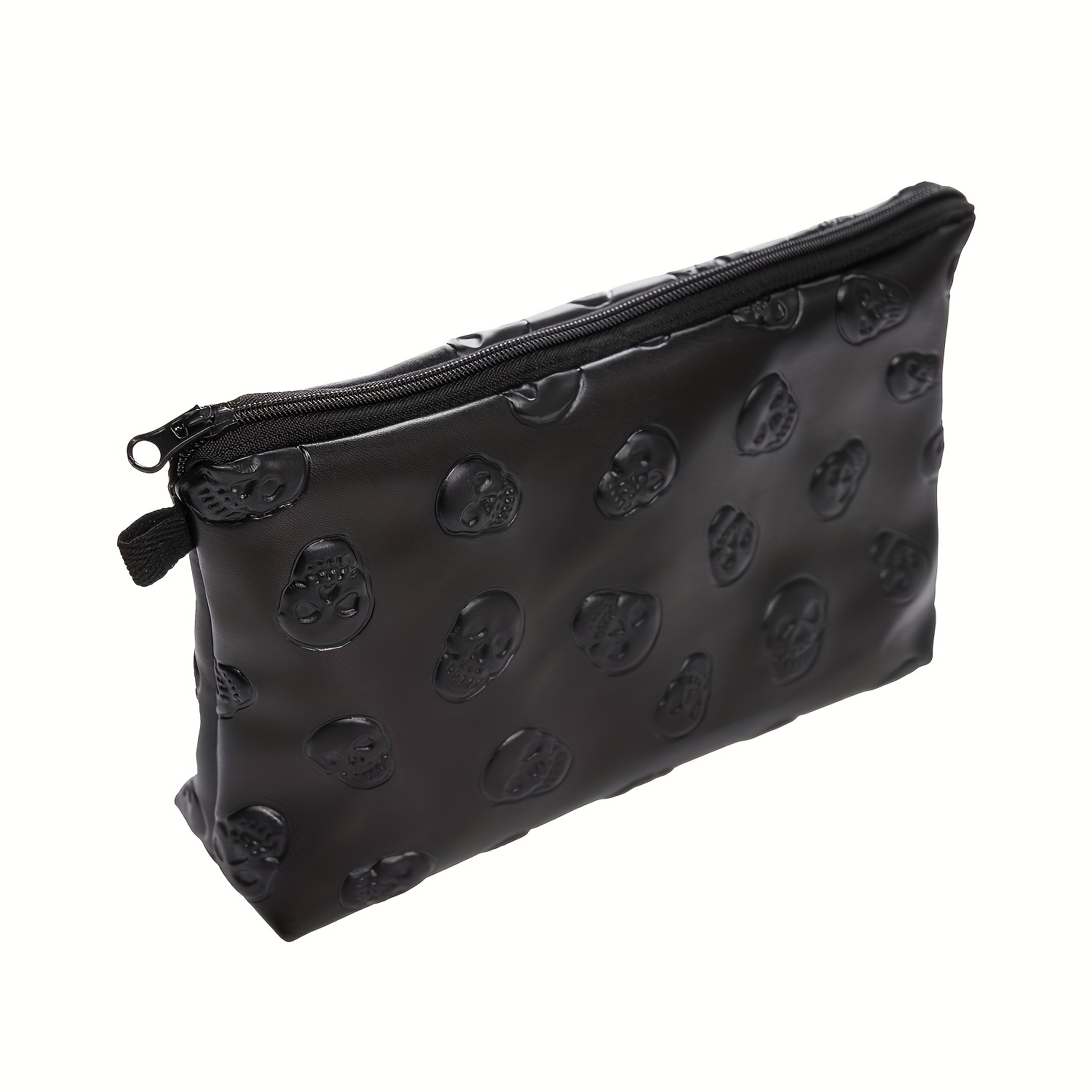 Gothic Skull Pattern Cosmetic Bag Portable Travel Storage - Temu