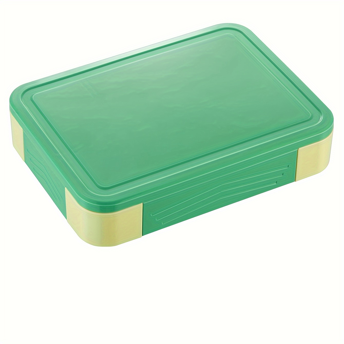 Lunch Box-1330ml Leakproof 6 Compartment Bento Box, Book Style Food  Container With Cutlery, Safe For Microwave, Dishwasher
