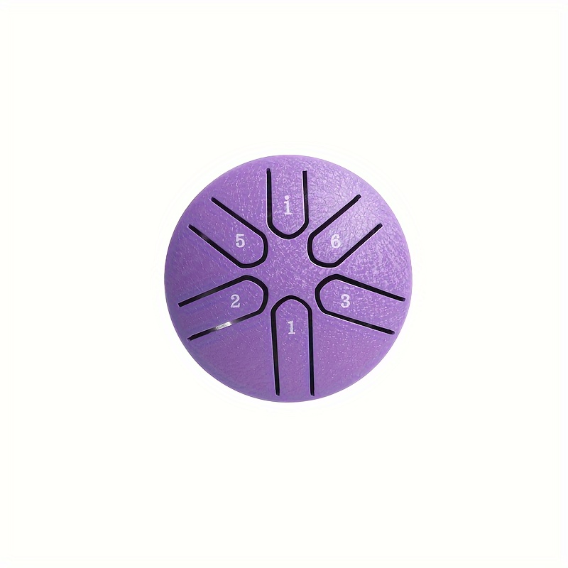 Mini Steel Tongue Drum - 6 Notes, Includes Mallets and Music Book - Perfect  for Kids Music Enlightenment, Camping, and Yoga Medi - AliExpress