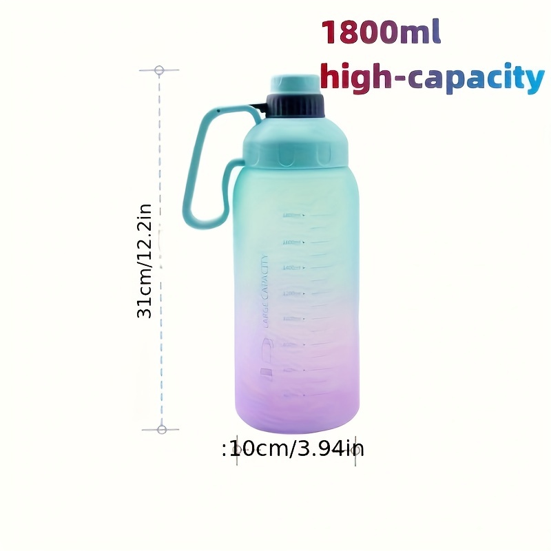 Big Water Bottle Summer Portable Big Water Cup 2 Liters Capacity Cup Plastic