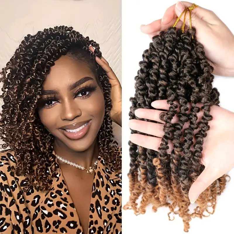  Passion Twist Crochet Hair 10 Inch Pre-twisted