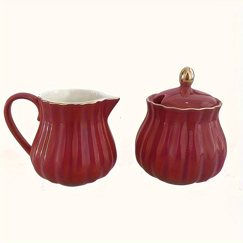 Milk Frothing Pitchers Ceramics Cream Pitcher Small Milk Cup Creamer Set  Multifunctional Cream Jug with Handle Coffee Milk Serving Pitcher Sauce