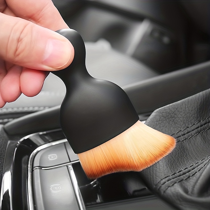 Car Interior Cleaning Tool Air Conditioner Air Outlet Cleaning Brush Car  Soft Brush Car Crevice Dust Removal Artifact Brush