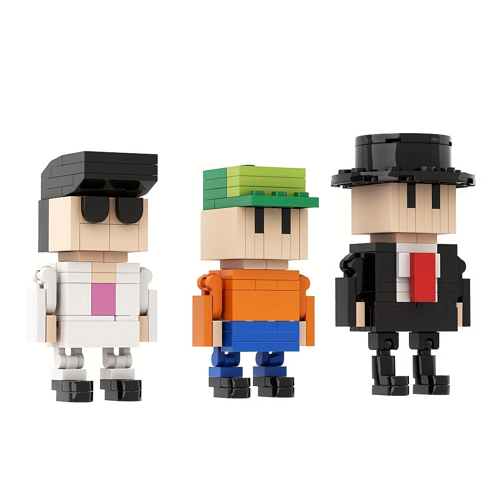 Stumble Guys Creative Building Block Toy Set, Figures Desktop