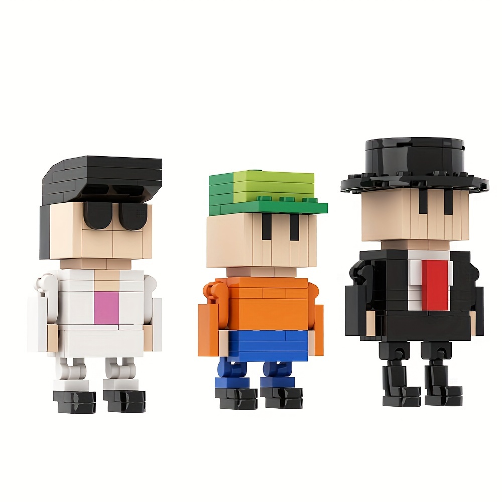 Stumble Guys Mini Characters Building Blocks Toys Action Figures Game  Collection