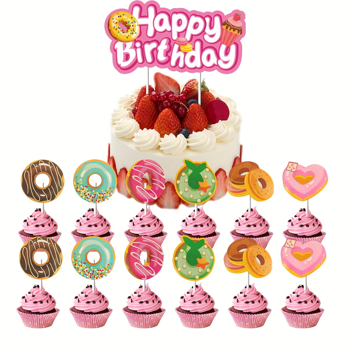 Toppers de cupcakes bleus pour anniversaire de 1 an, 10 pièces, décoration  de fête de 1er anniversaire pour garçon et fille, fournitures de gâteaux  pour fête prénatale et premier anniversaire pour enfants - AliExpress