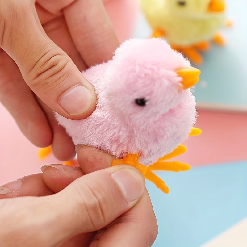 4pcs Jumping Chicken Plush Toy for Kids Play