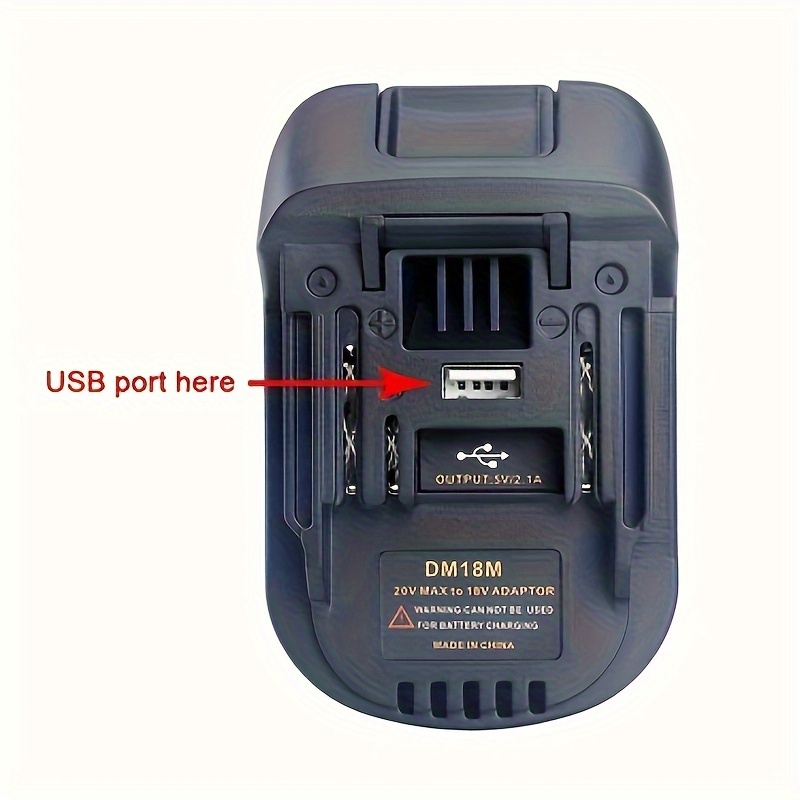 Urun DM18M battery adapter for Dewalt 20V Milwaukee 18V battery